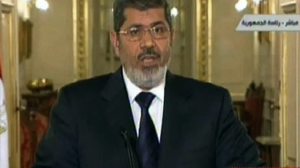 El presidente de Egipto, Mohamed Mursi,