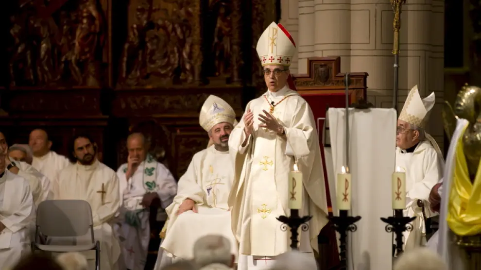 Misa celebrada por el cardenal Santos Abril