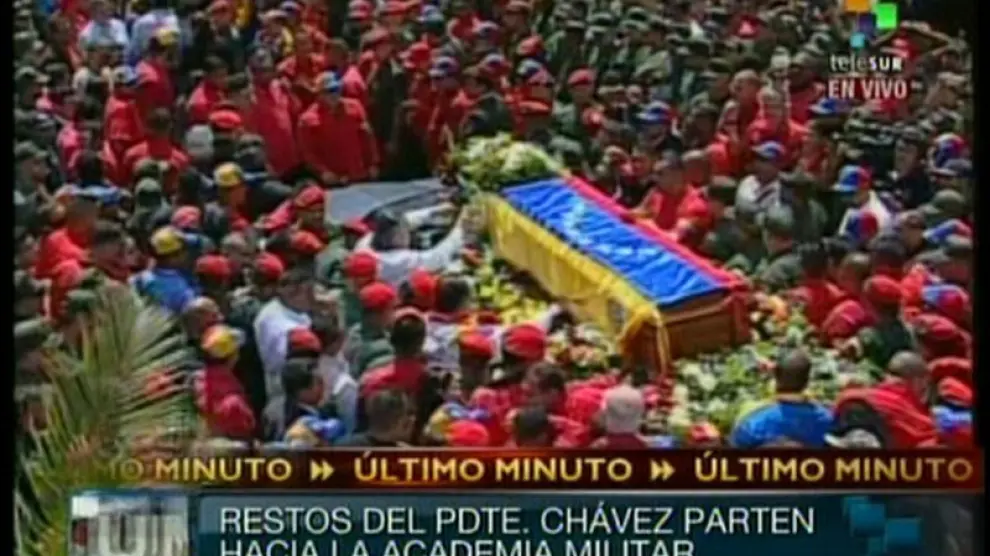 Despedida de Hugo Chávez