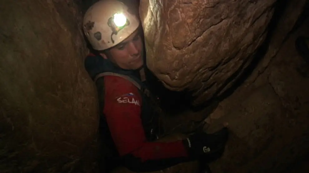 Los espeleólogos pasan parte de su tiempo en lugares como la Cueva del Gato.