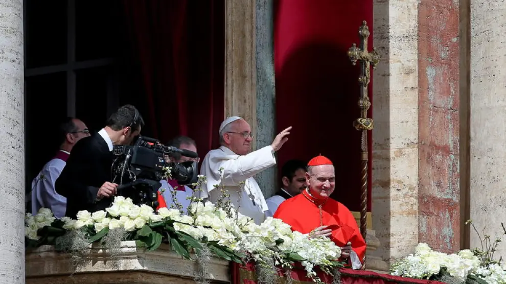 El Papa Francisco ofrece la bendición 'Urbi et Orbi'