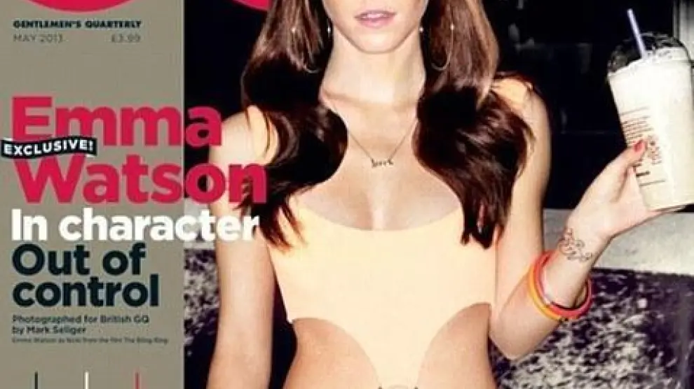Emma Watson posa a lo 'Pretty Woman' para la revista 'GQ'.