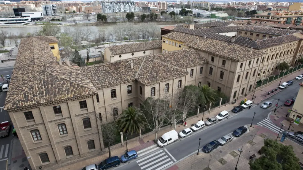 Vista aérea del instituto Luis Buñuel