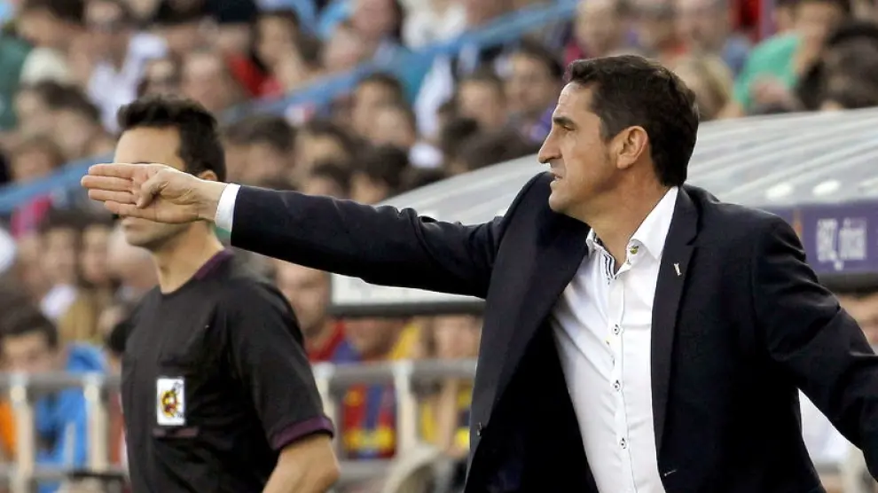 Manolo Jiménez ha reconocido la inferioridad del equipo frente al Barça.