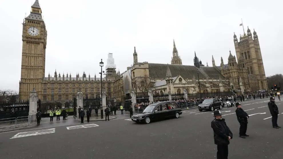 Londres despide a Margaret Thatcher en el día de su funeral