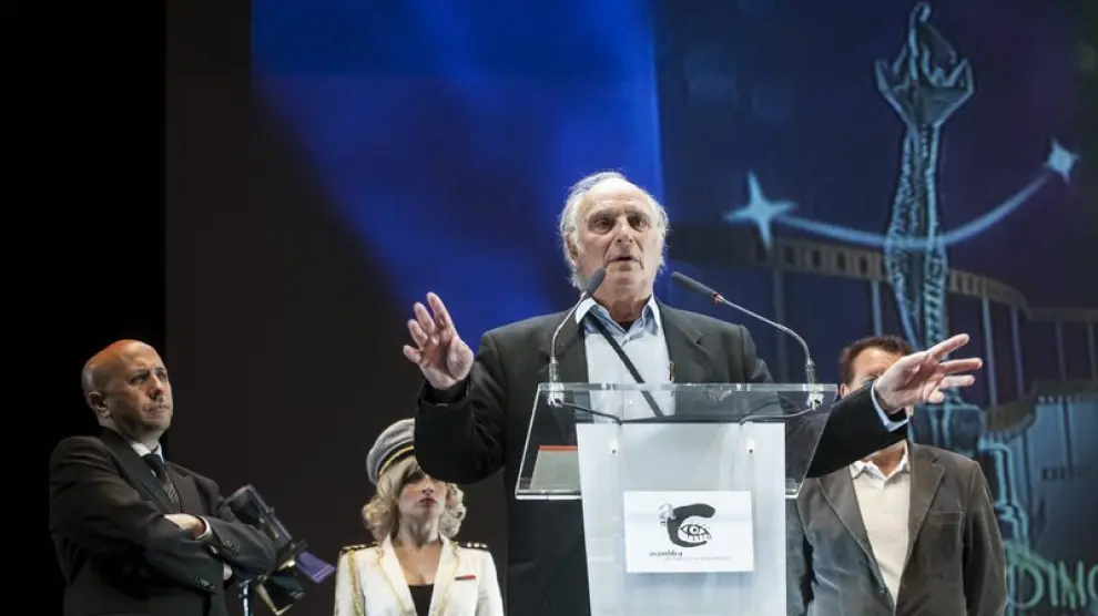 Carlos Saura recibió el Simón de Honor en la Segunda edición de los premios del cine aragonés