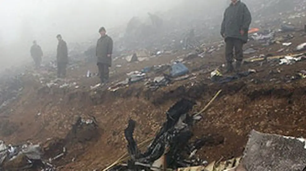 Lugar del accidente del Yak 42, en Turquía