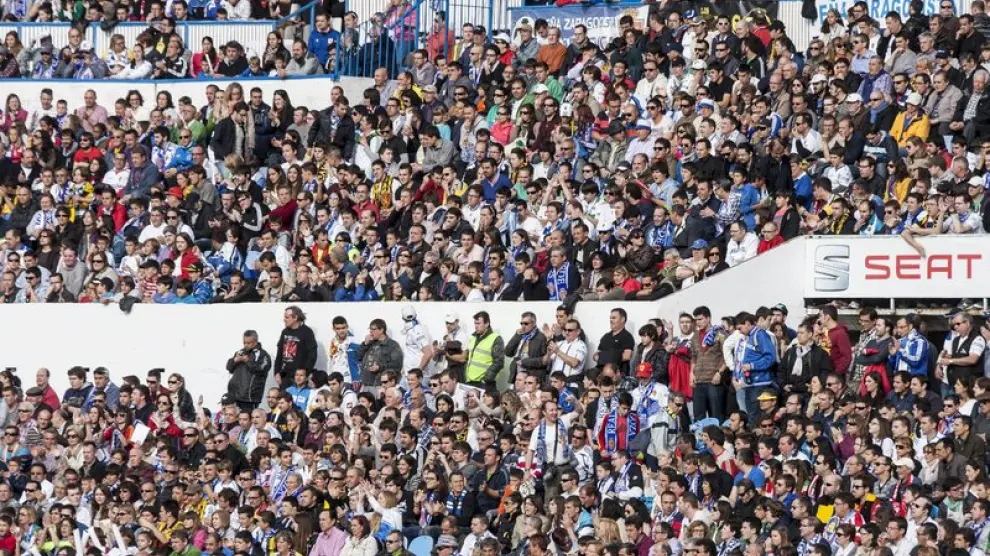 Una afición de Primera para un Real Zaragoza de Segunda