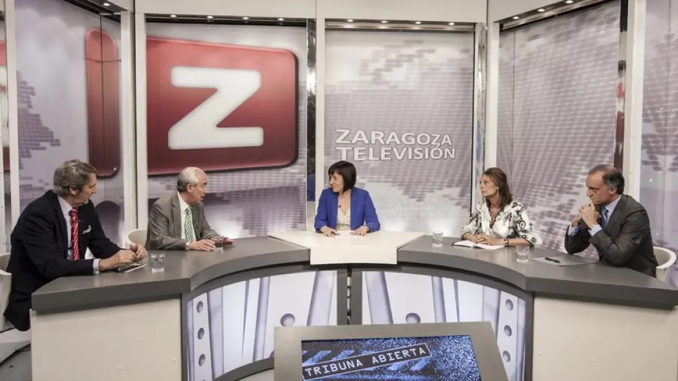 Una imagen de un debate anterior de 'Tribuna abierta' en ZTV