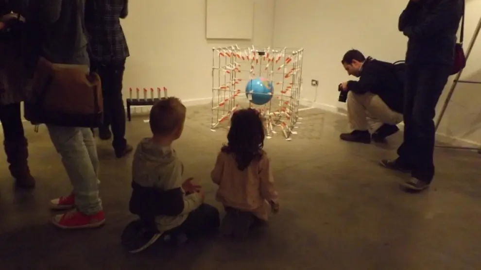 La exposición Microvisual se pudo ver en el Centro Cultural del Matadero.