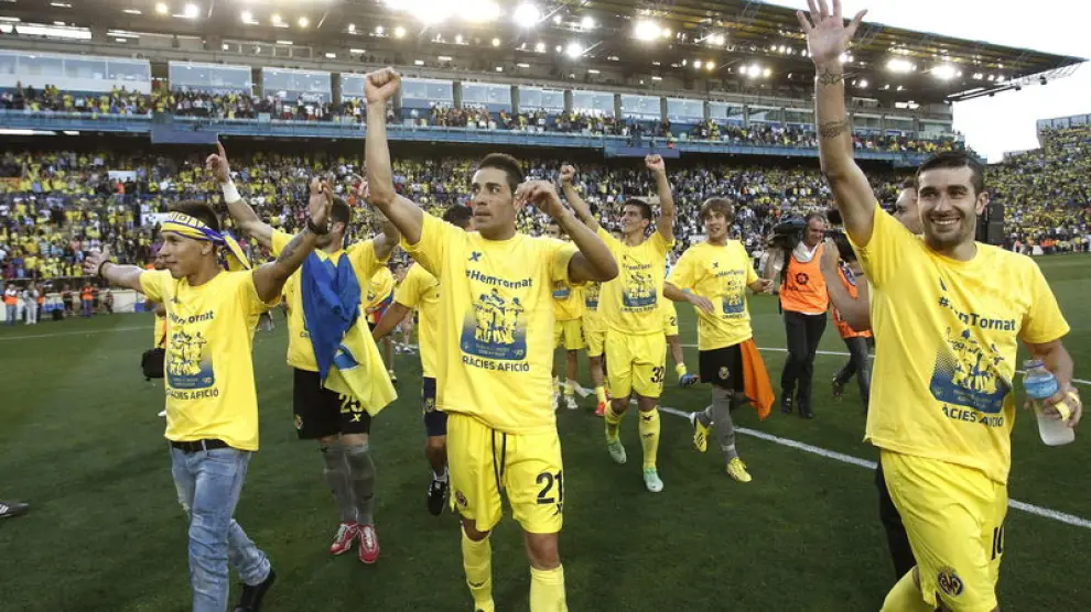 El Villareal celebra su ascenso