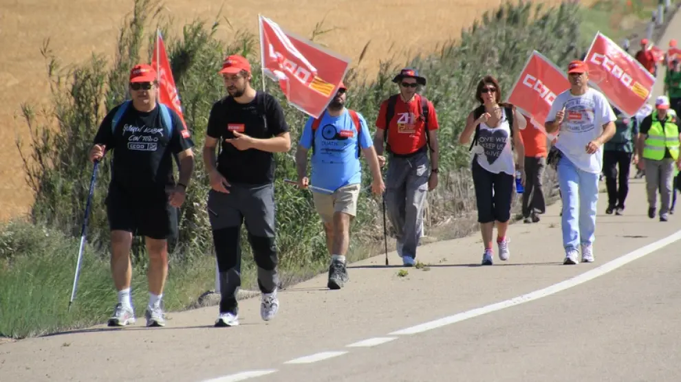 Marcha de Huesca a Almudévar