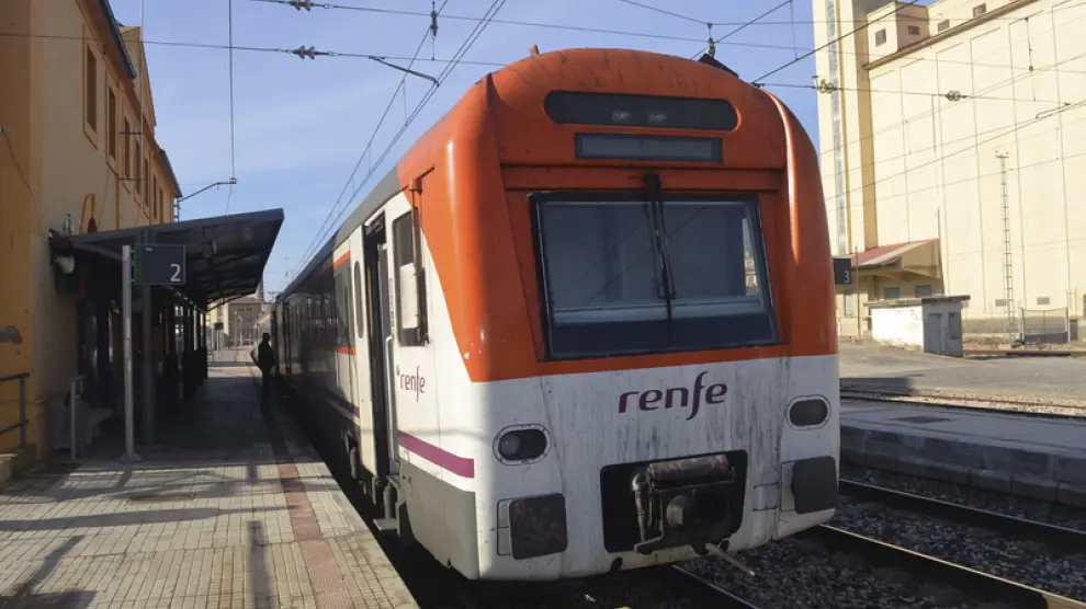 Tren regional en Aragón
