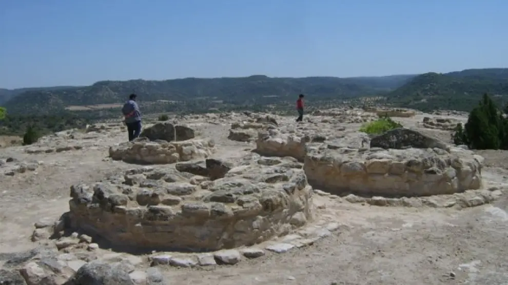 Yacimiento de la necrópolis de El Cascarujo (Alcañiz).