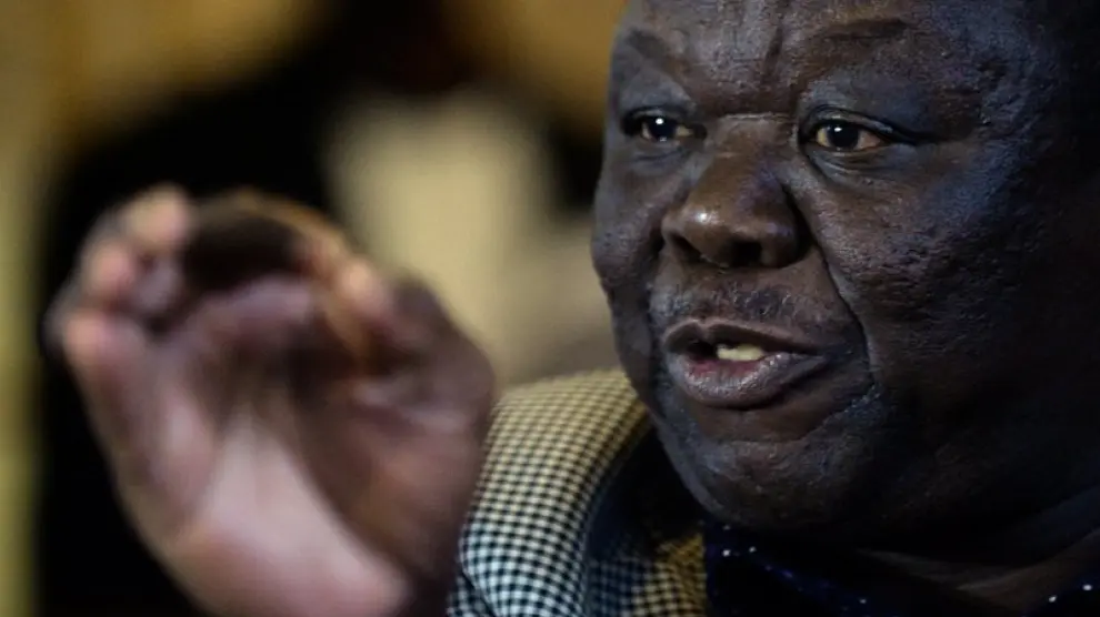 Morgan Tsvangirai, líder del opositor MCD