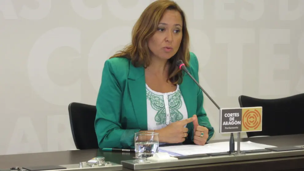La portavoz socialista en la Comisión de Educación, Mayte Pérez