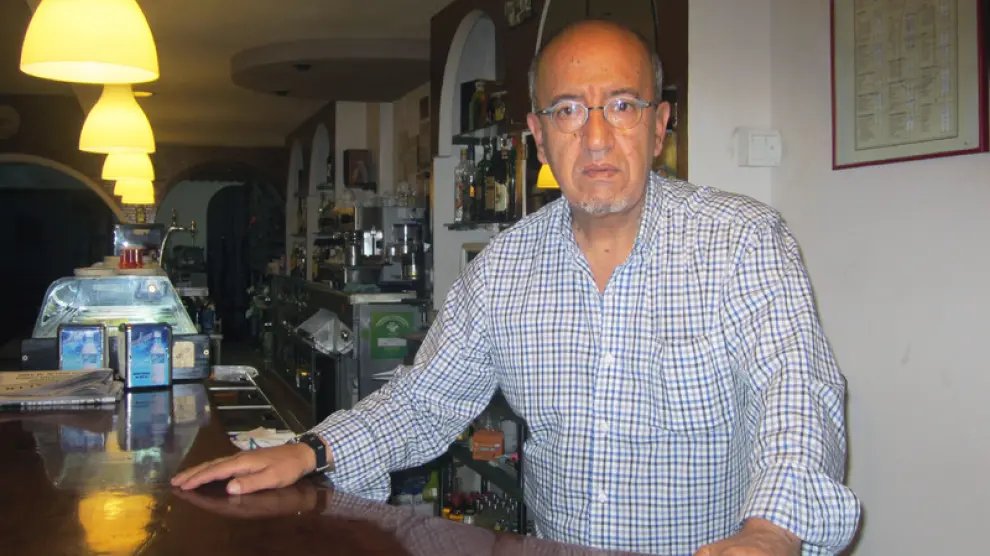 Ismael Hamam, uno de los sirios residentes en Zaragoza