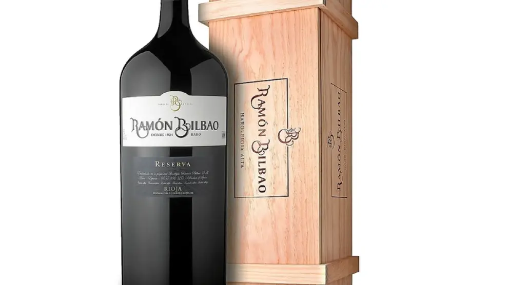 Botella de 15 litros de vino Ramón Bilbao Reserva