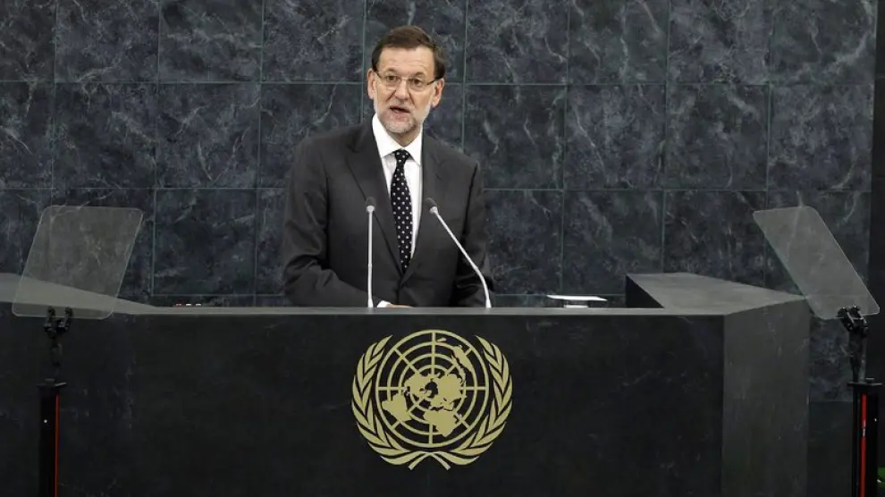 Rajoy desde la tribuna de la ONU