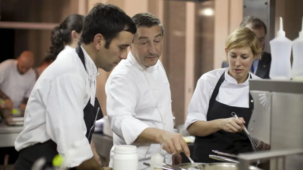 El chef español Joan Roca en el evento gastronómico 'Spainfusionsp', en Sao Paulo