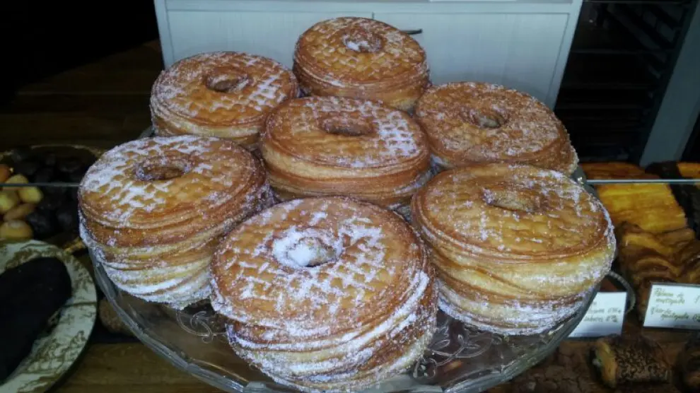 Cronuts elaborados en la panadería zaragozana Bakery Zurita