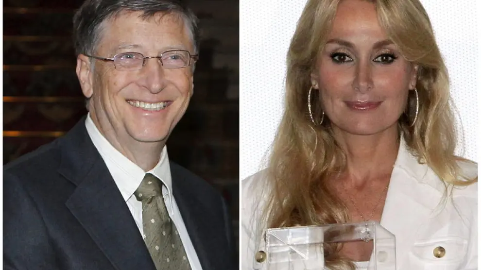 Bill Gates y  Esther Alcocer Koplowitz