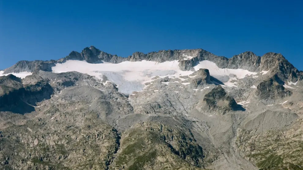 Imagen de archivo del glaciar de La Maladeta.