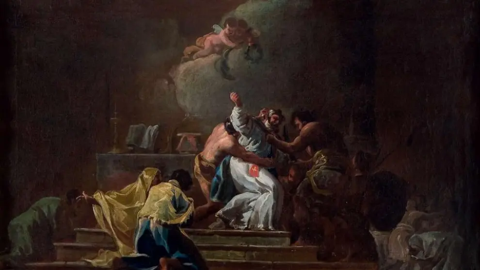 'Muerte de San Alberto en Jerusalén'