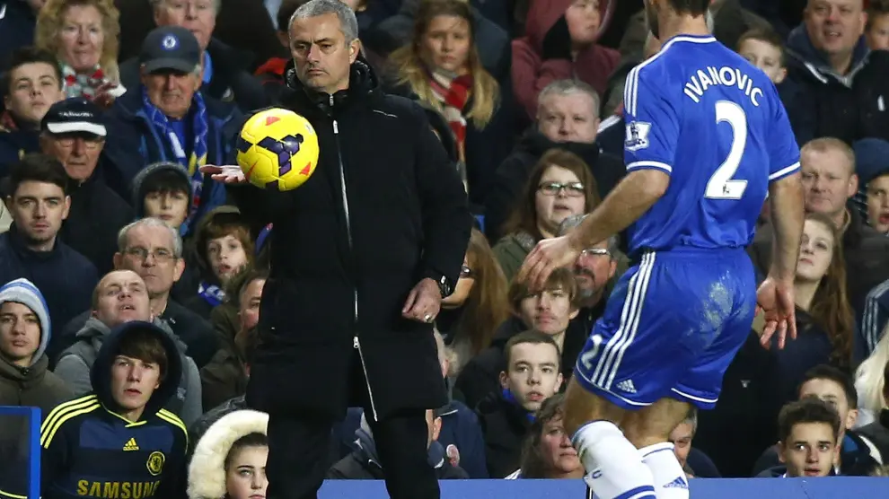 José Mourinho este sábado en Stamford Bridge