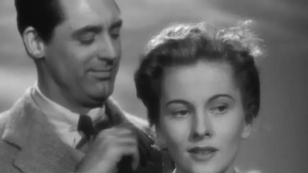 Cary Grant y Joan Fontaine, en 'Sospecha'