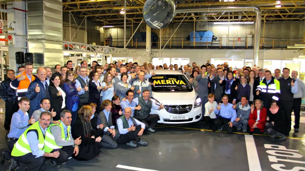 La primera unidad del nuevo Opel Meriva sale de Figueruelas
