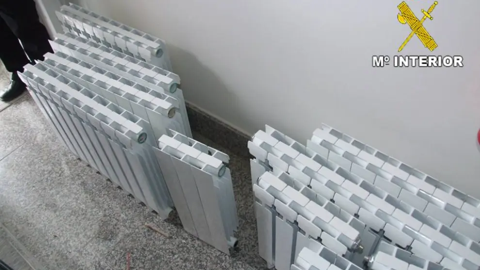 Varios radiadores confiscados en una operación