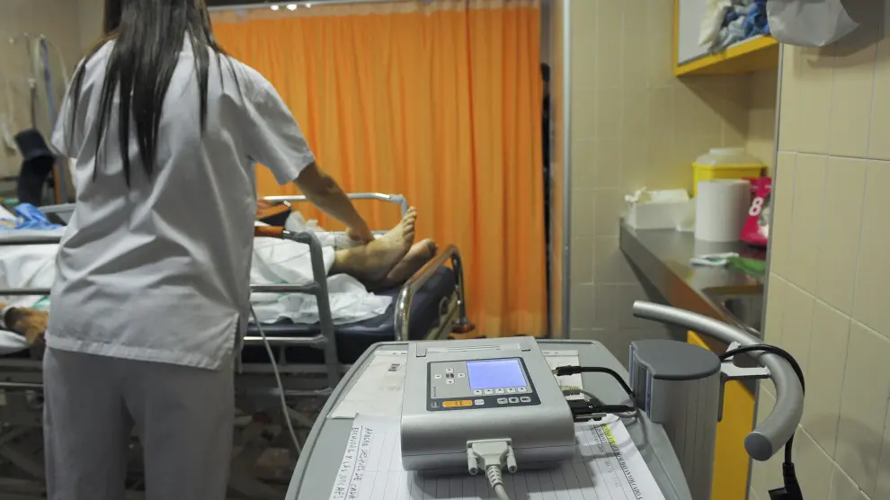 Electrocardiograma en Urgencias del Hospital de Teruel