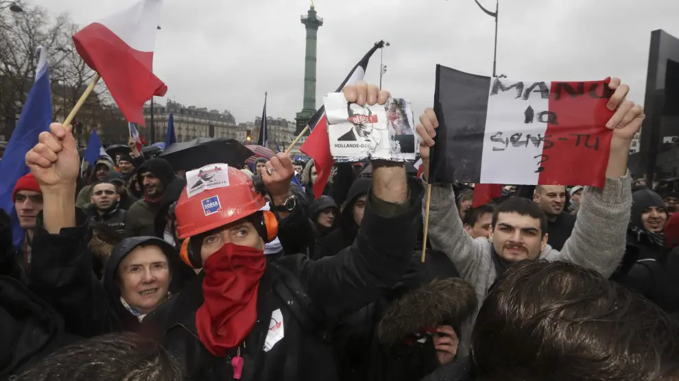 Protesta en París