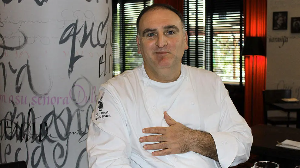 El chef asturiano José Andrés lleva 23 años en Estados Unidos.