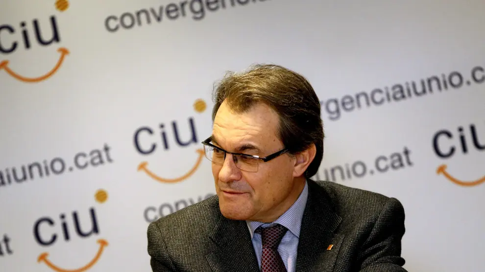 El presidente de la Generalitat y de CiU, Artur Mas