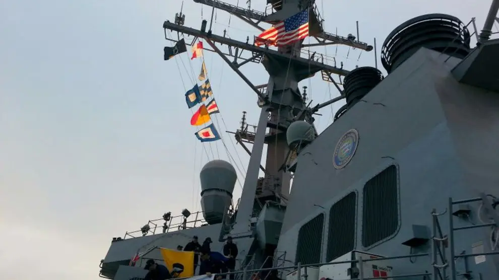 El barco 'USS Donald Cook'