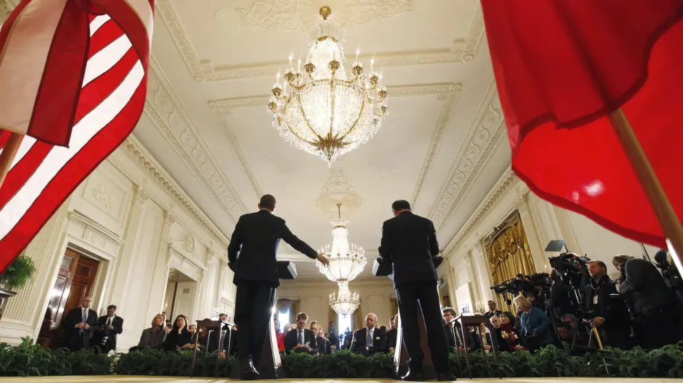Obama junto a Hollande en una imagen de archivo