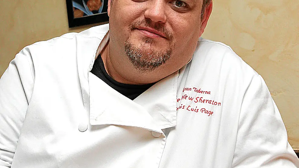 Jesús Page, chef del restaurante The New Sheraton de Zaragoza