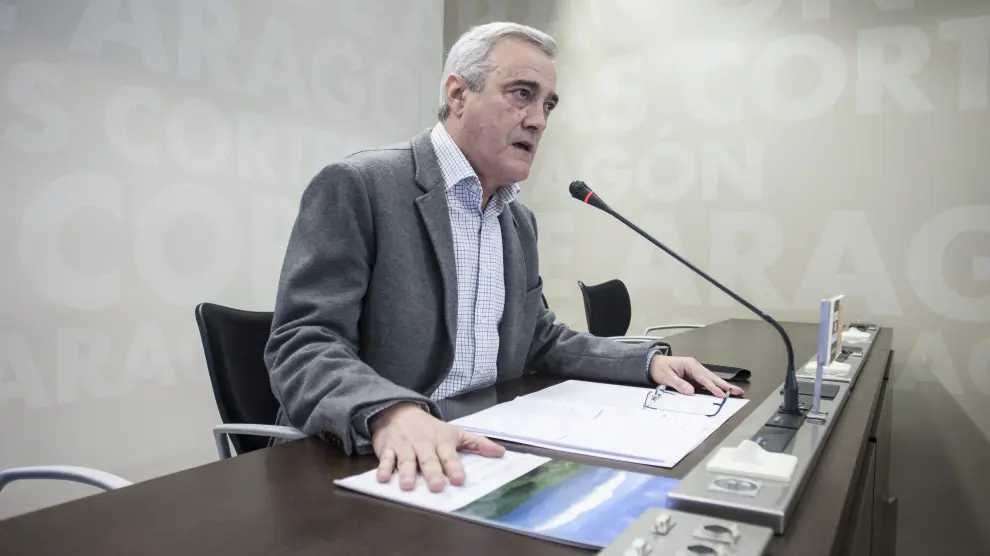 Javier Sada, portavoz del PSOE en las Cortes