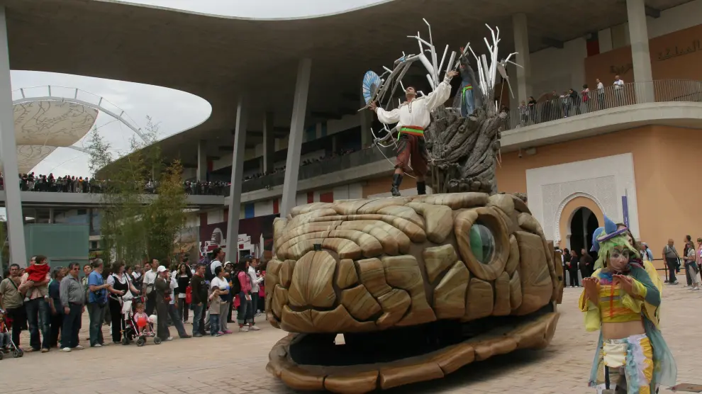 La serpiente, en la Expo de 2008