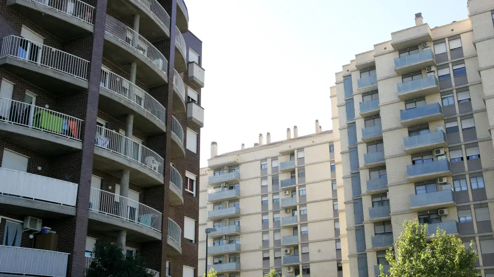 Bloques de viviendas en Zaragoza
