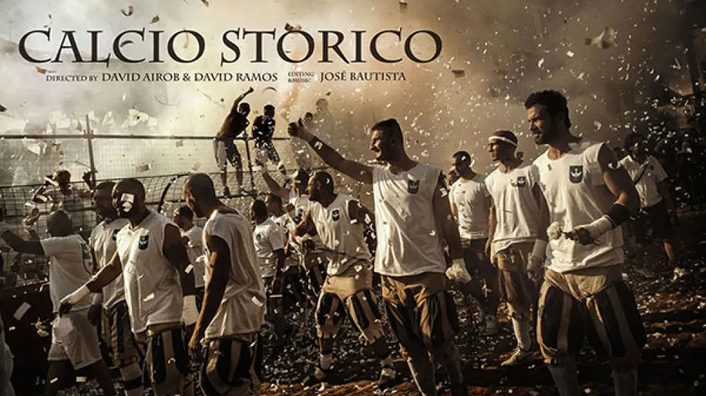 Imagen de presentación del cortometraje multimedia 'Calcio storico'