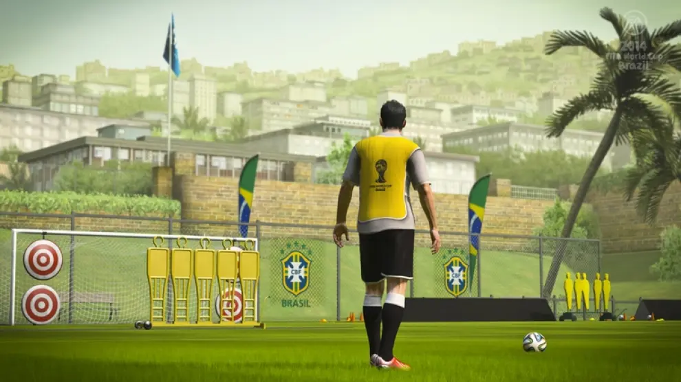 Imagen de una de las modalidades de juego de 'Copa Mundial de la FIFA Brasil 2014'