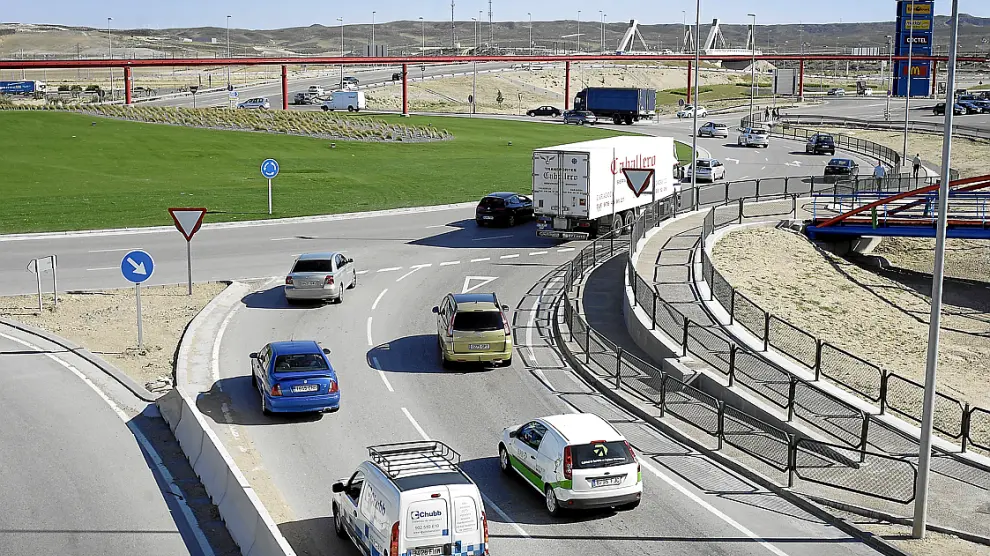 El enlace de Plaza con la autovía de Madrid es una de las obras pendientes de pagar a la UTE