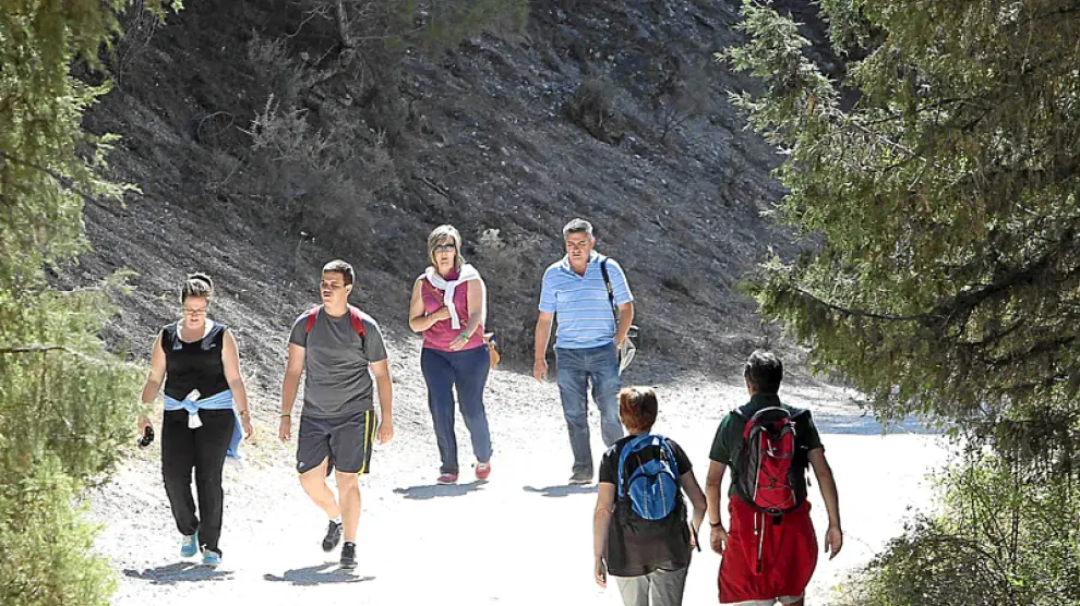 Turistas en el Cañón del Río Lobos, en una imagen de archivo