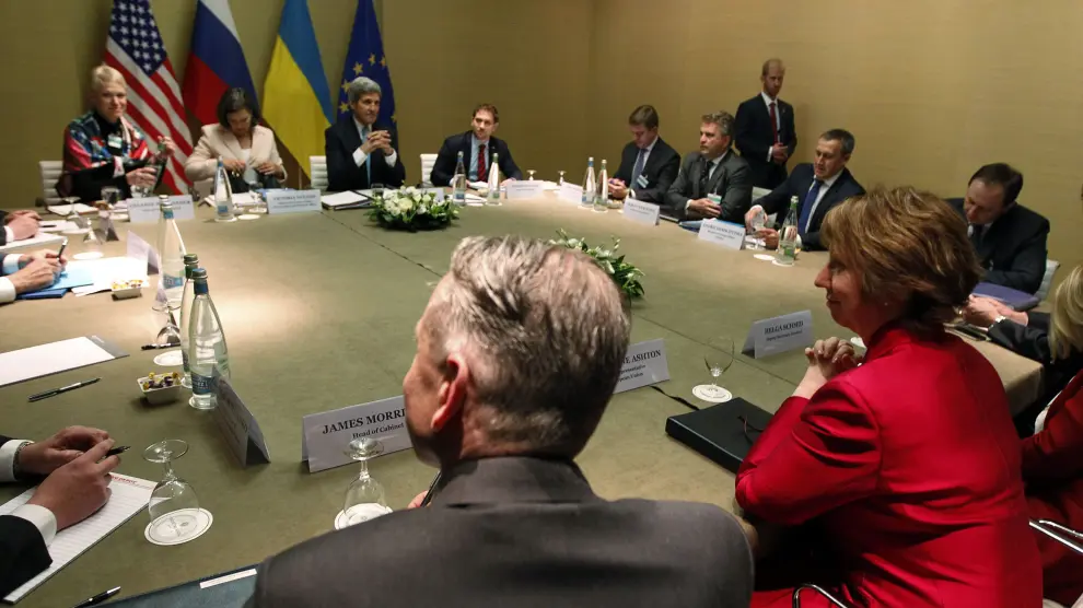 Una imagen de la reunión mantenida en Ginebra