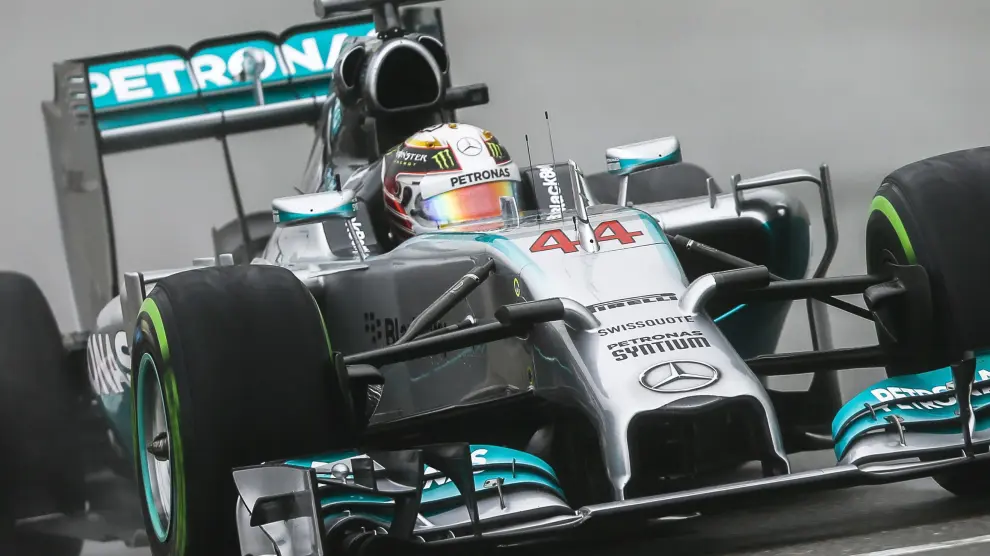 Hamilton, en el Gran Premio de China