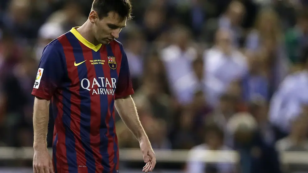 El argentino Messi, tras la final de Copa