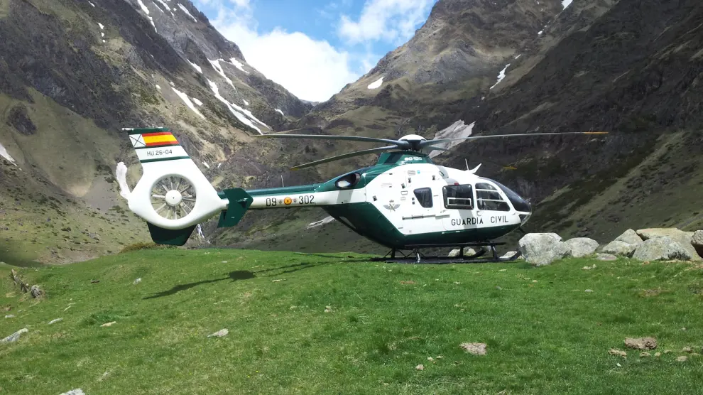 Helicóptero de rescate de la Guardia Civil
